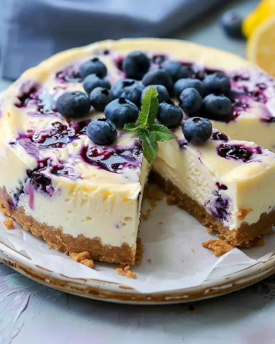 Lemon Blueberry Cheesecake
