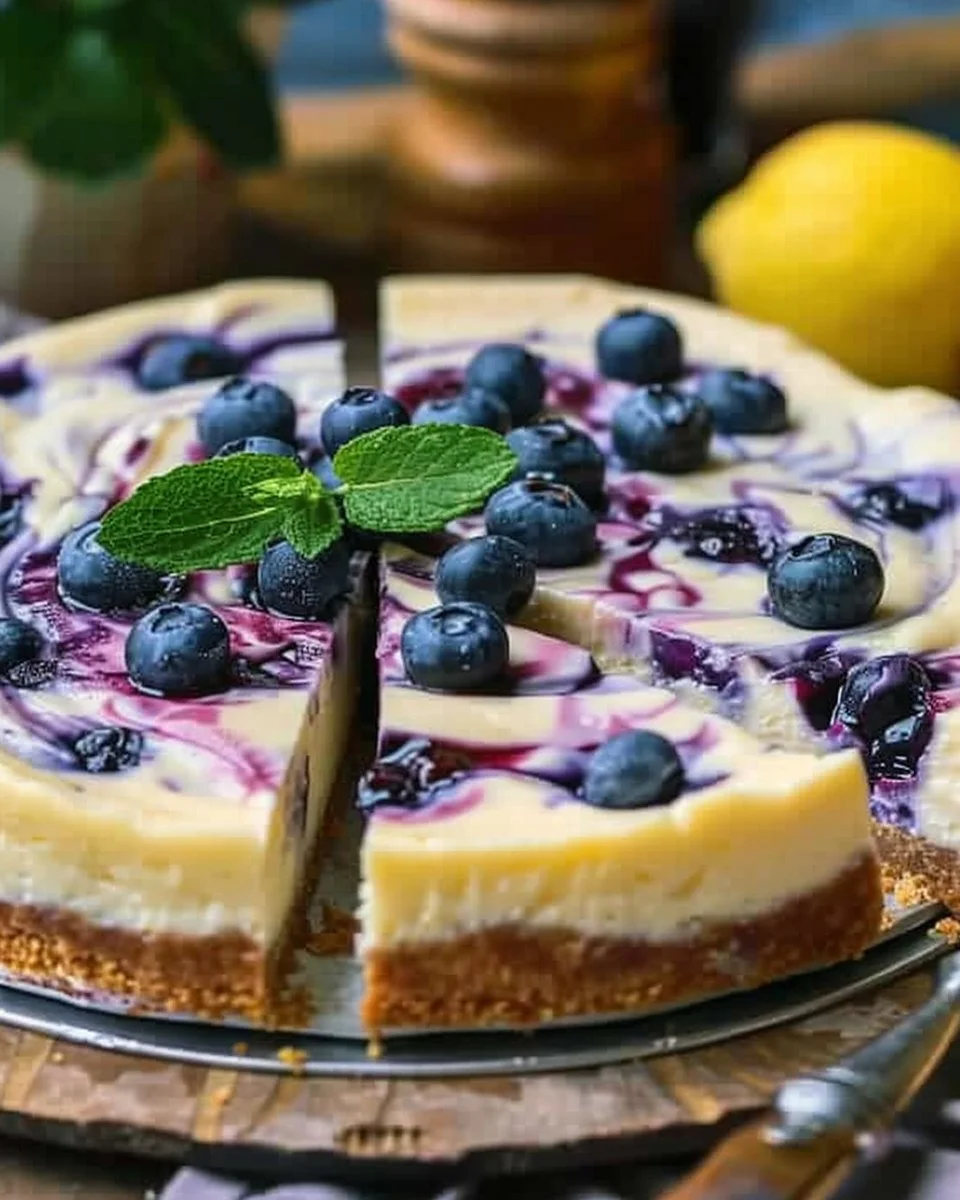 Lemon Blueberry Cheesecake
