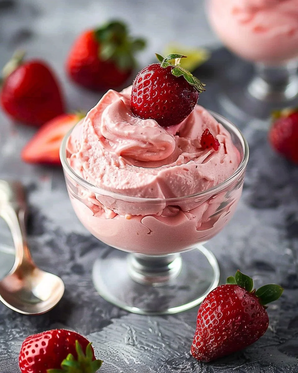 Light Strawberry Mousse