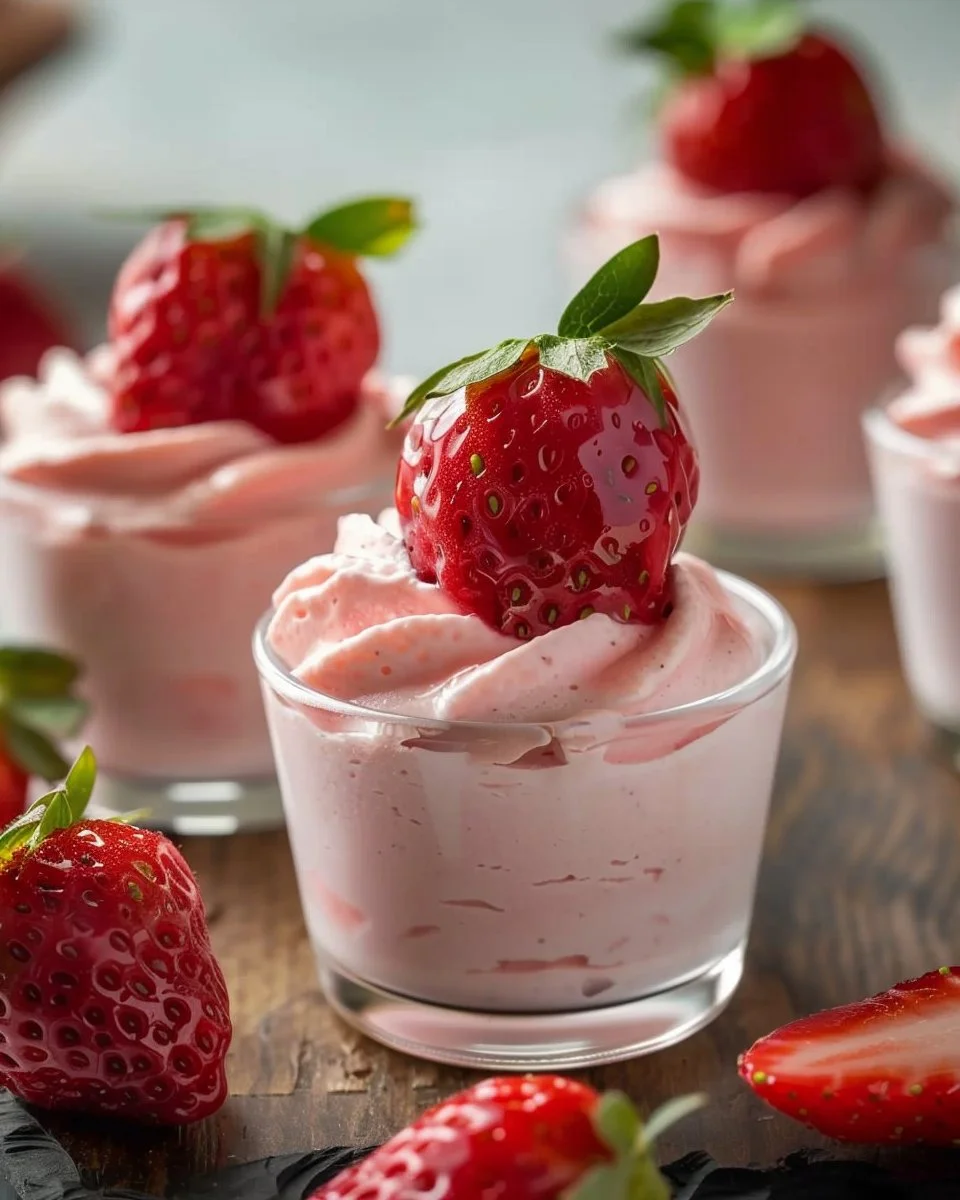 Light Strawberry Mousse