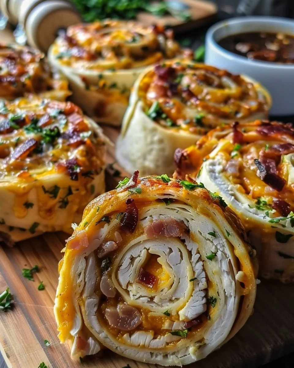 No-Crack Turkey Pinwheels