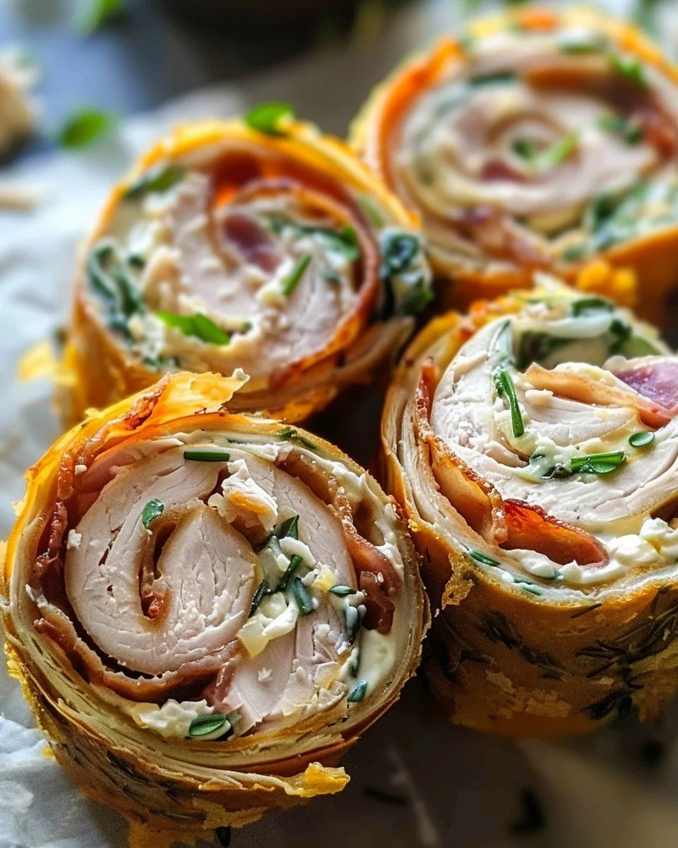 No-Crack Turkey Pinwheels