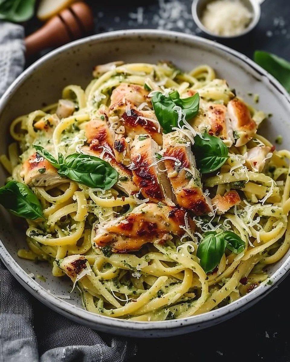 Pesto Pasta With Chicken
