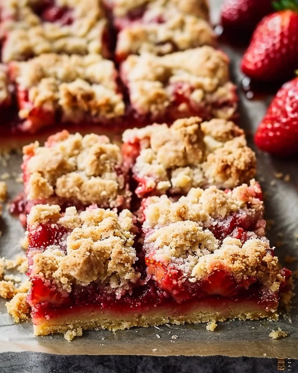 Strawberry Crumb Bars