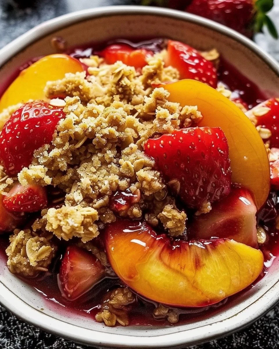 Strawberry Peach Crisp