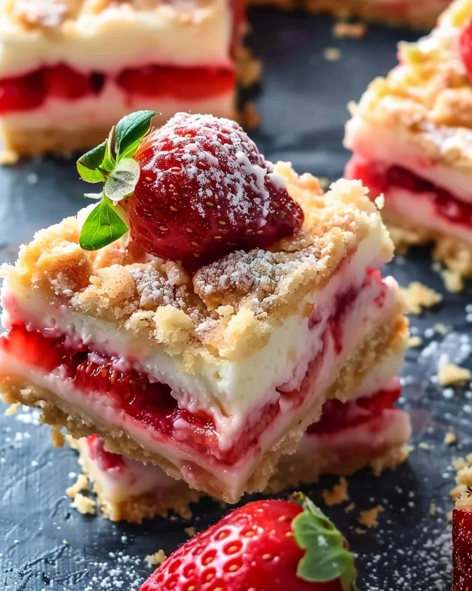 Strawberry Shortcake Bars