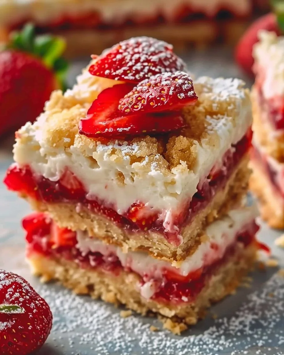 Strawberry Shortcake Bars