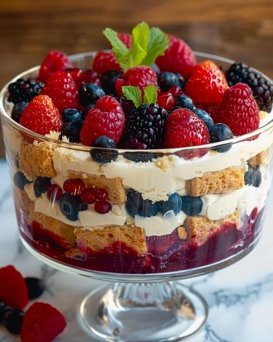 Triple Berry Trifle