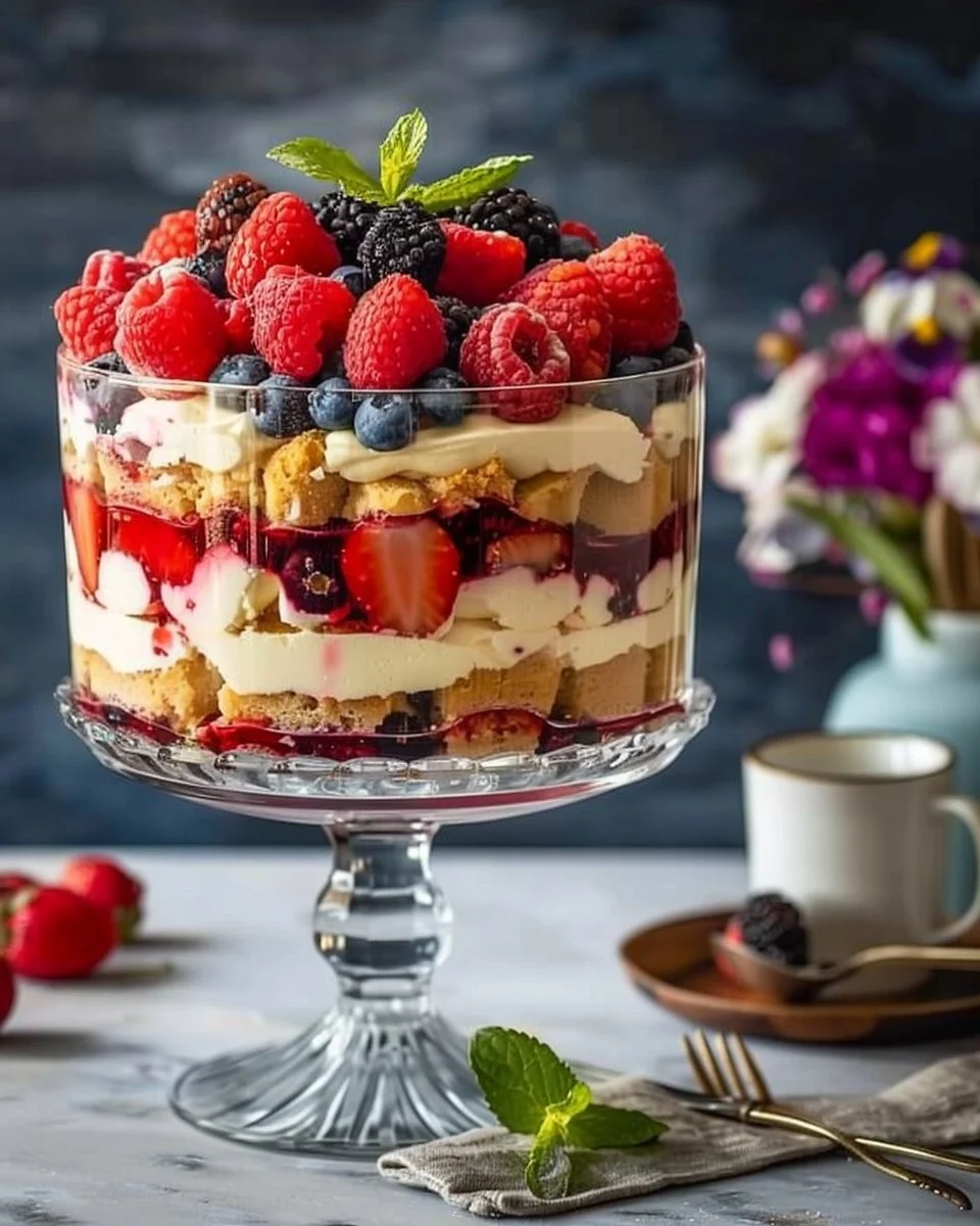 Triple Berry Trifle