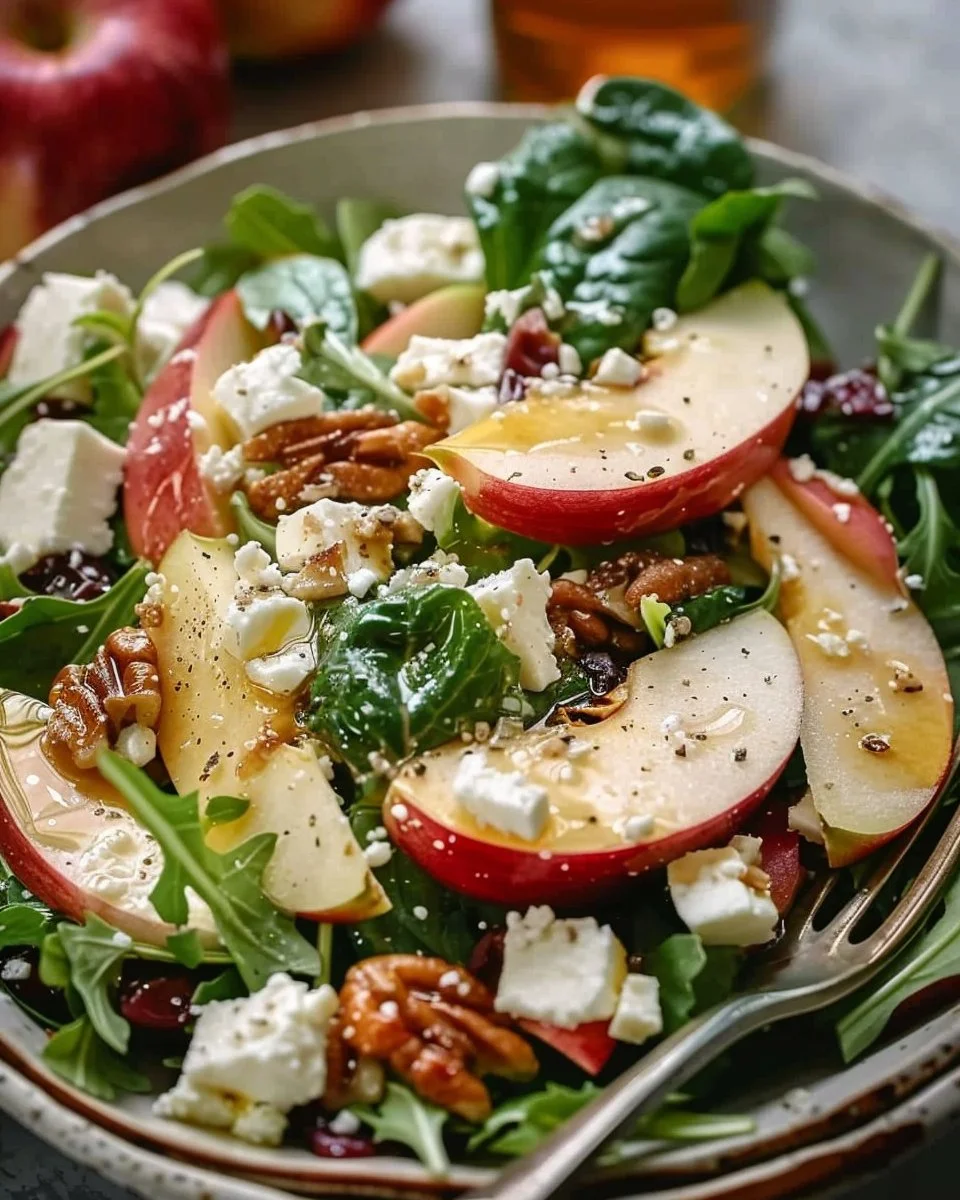 Winter Apple Feta Salad