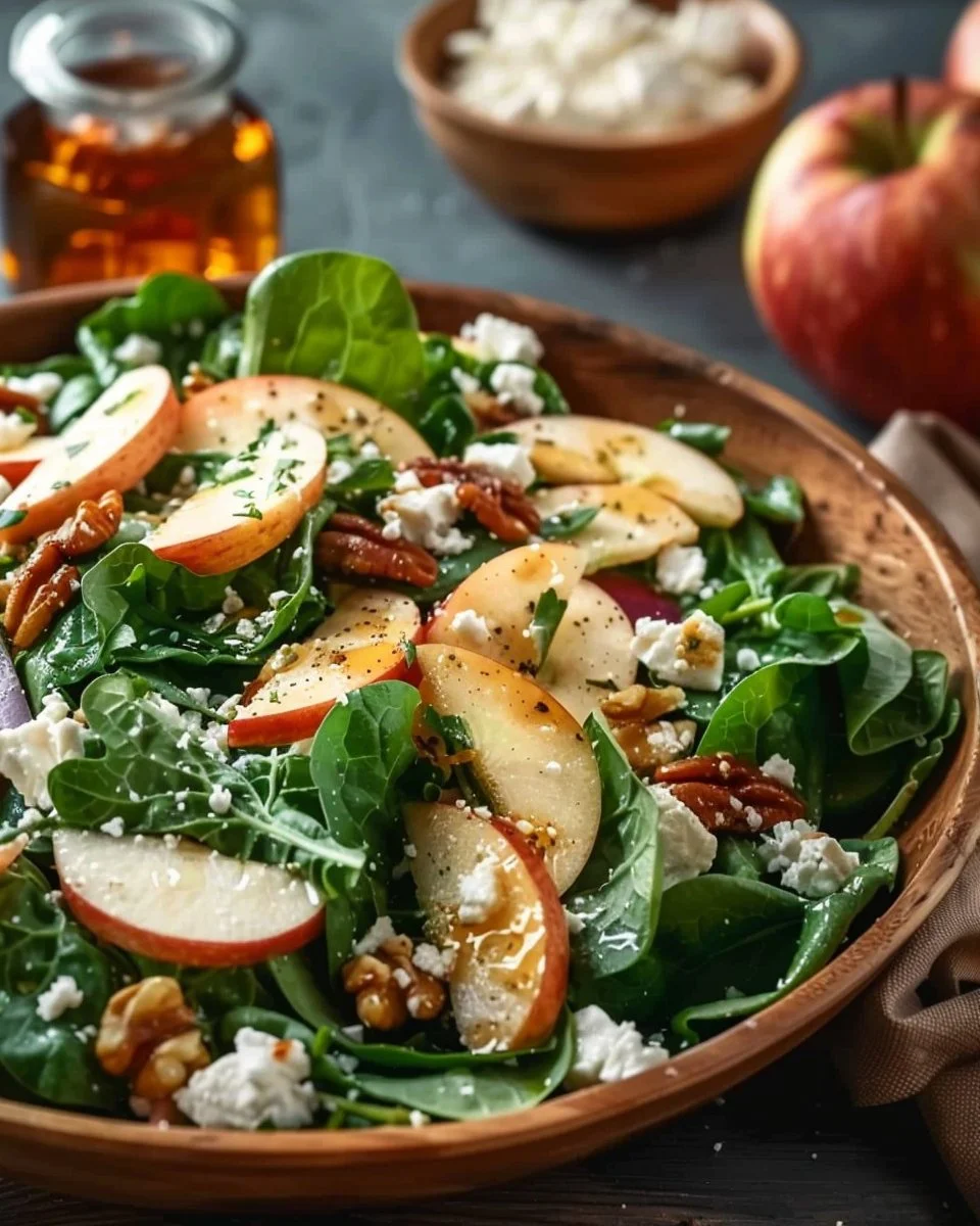 Winter Apple Feta Salad