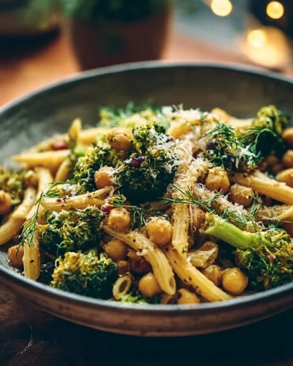 Broccoli Chickpea Pasta