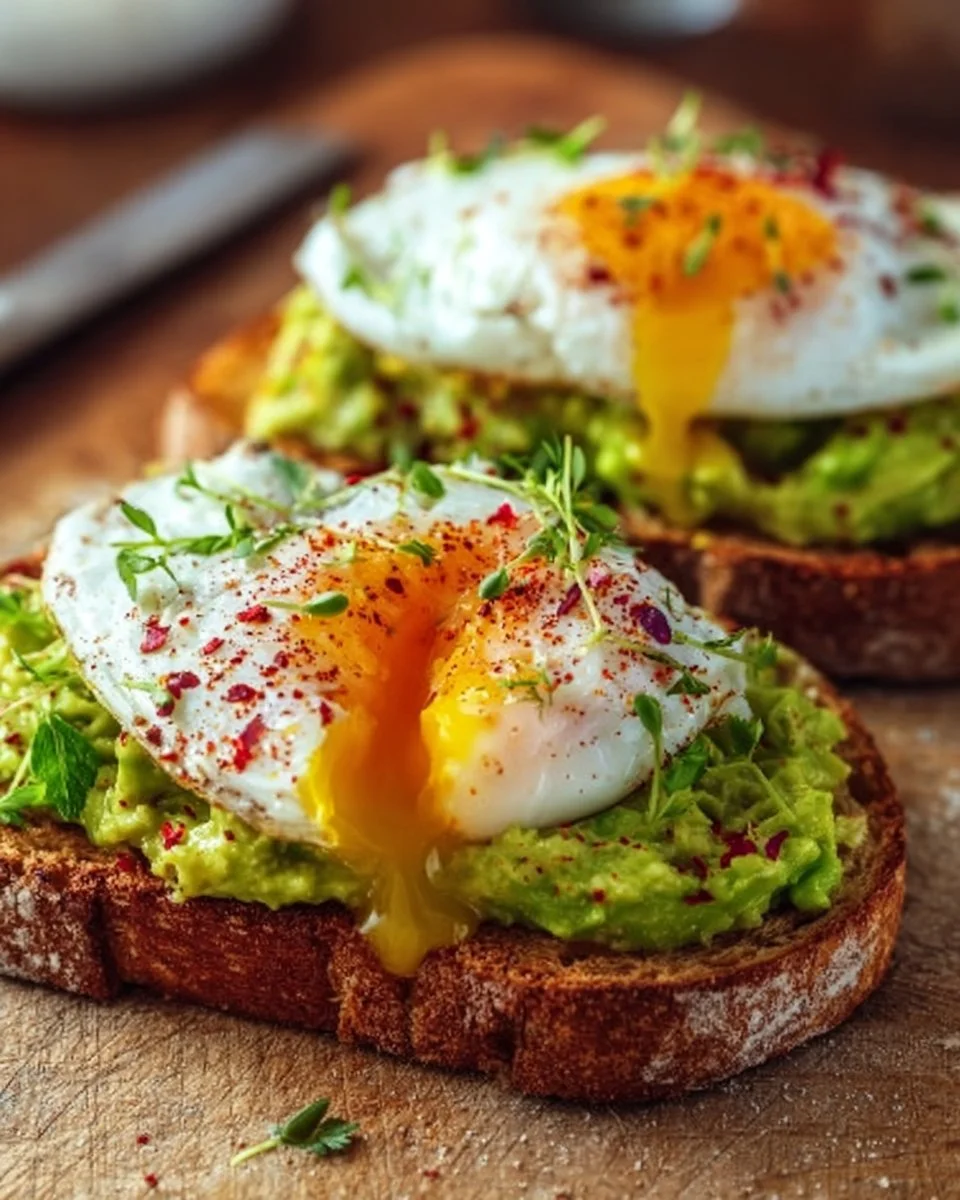 Gourmet Avocado Toast with Egg