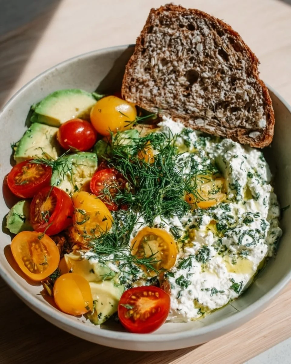 Healthy Cottage Cheese Dinner Bowl