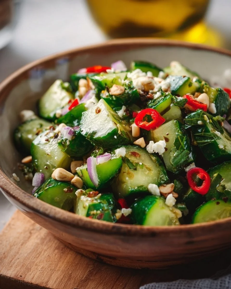 Mediterranean Cucumber Salad