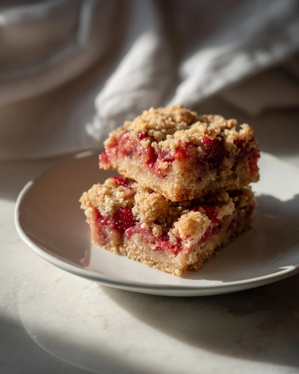 Strawberry Rhubarb Bars